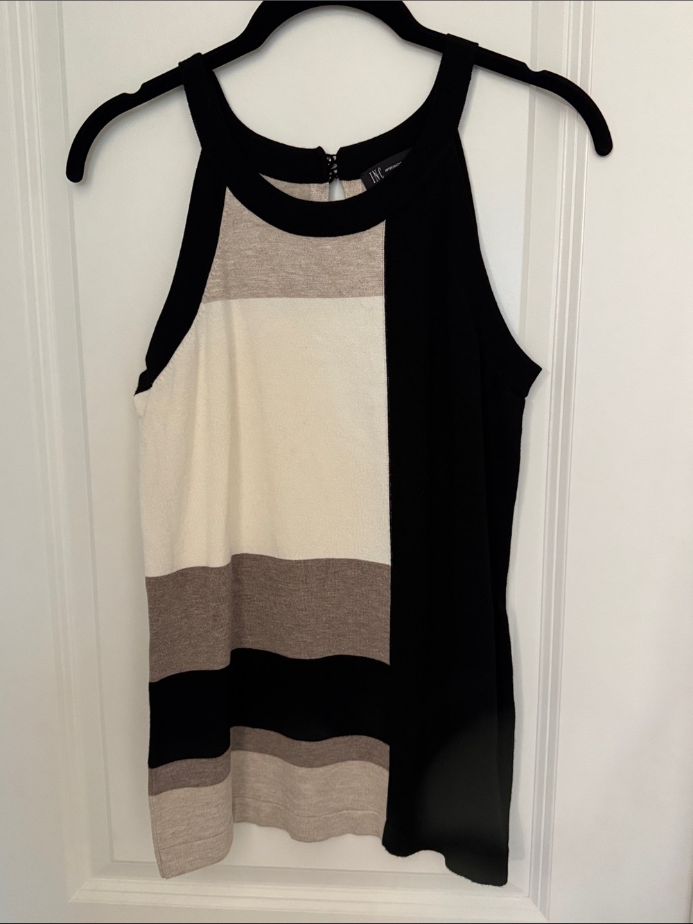 NWOT INC Color Blocked Sweater Tank